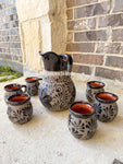 Ceramic Pitcher and Mugs