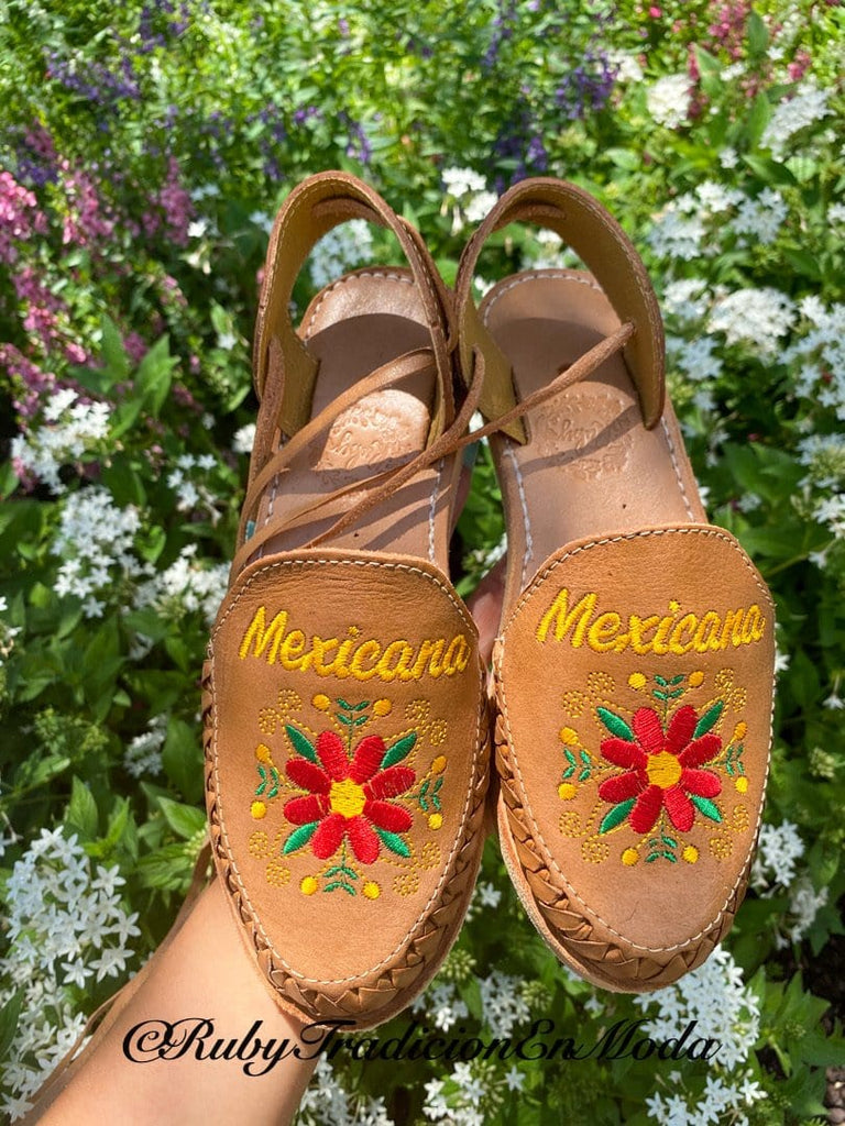 Huaraches Mexican Sandals Tie Up Huaraches Mexicana Lace-Up